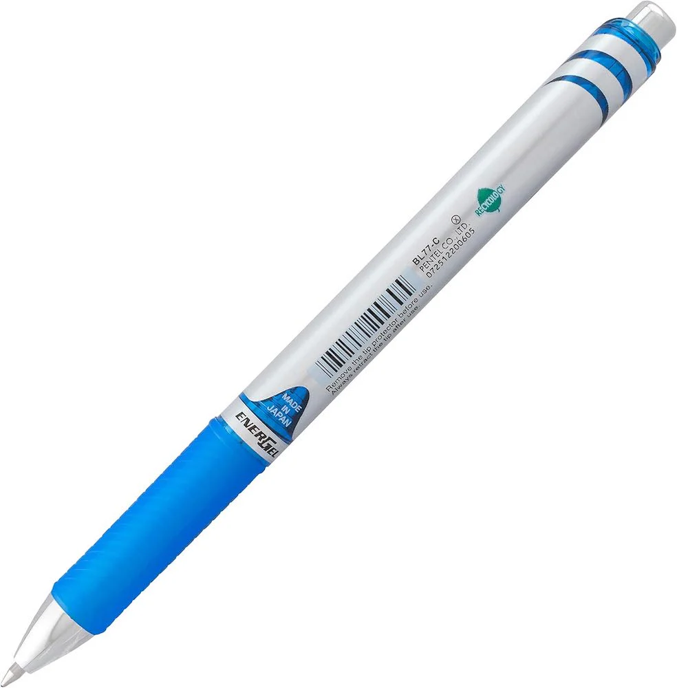 Bolígrafo Gel Retráctil Energel Azul 0.7mm Pentel® BL77-C [Pieza] - Image 2