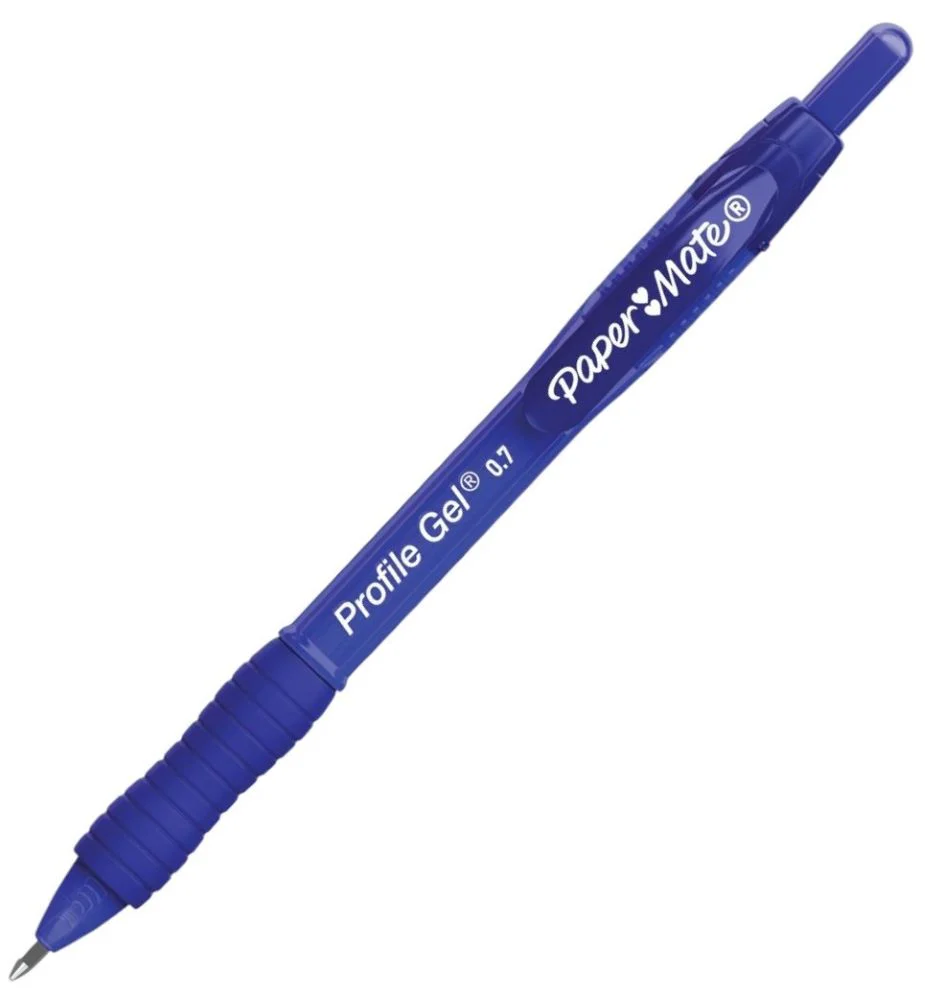 Bolígrafo Retráctil Gel Roller Azul Medio PaperMate® [Pieza]