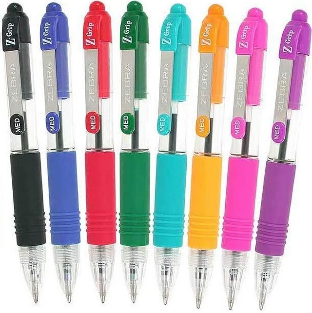 Bolígrafo Retráctil Mini Z-Grip Colores 1.0mm Zebra® 7907-06 [Pieza]