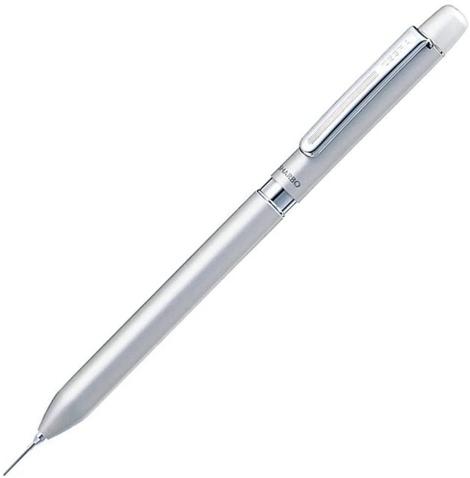 Bolígrafo y Lapicero Sharbo SBA1-S 2 en1 Acero Fino-0.5mm Zebra® 5909-14 [Estuche]