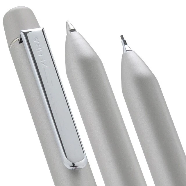 Bolígrafo y Lapicero Sharbo SBA1-S 2 en1 Acero Fino-0.5mm Zebra® 5909-14 [Estuche] - Image 2