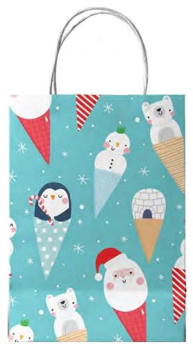 Bolsa p/Regalo Navidad Mediana 23×18×10 LuxArt® [Pieza] - Image 2