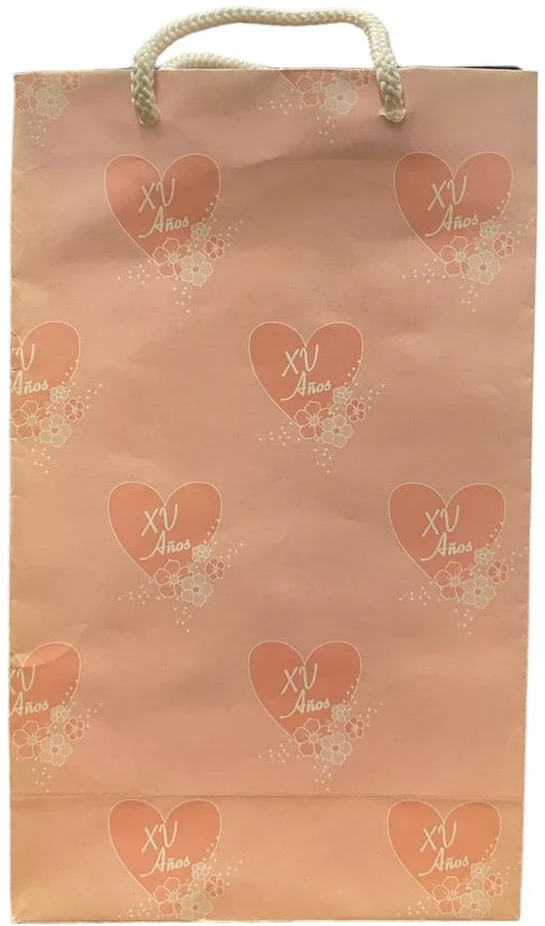 Bolsa p/Regalo XV años chica 15×24.5+7 Corelli [Pieza]