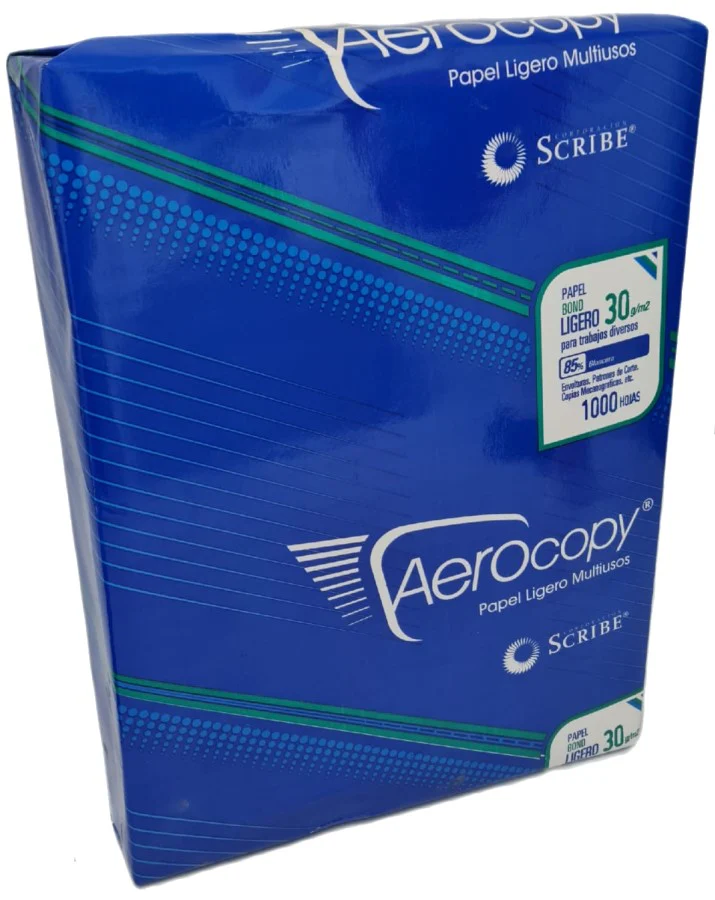 Bond Blanco 85% Aerocopy® pack c/1000 Scribe® [Paquete]