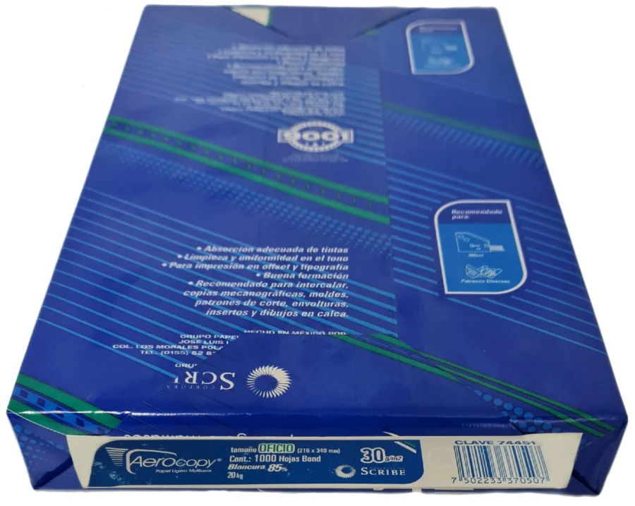 Bond Blanco 85% Aerocopy® pack c/1000 Scribe® [Paquete] - Image 4