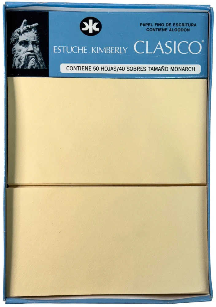 Bond Clásico Estuche 50 hojas y 40 Sobres Paja Monarch Kimberly-Clark® [Estuche] - Image 7