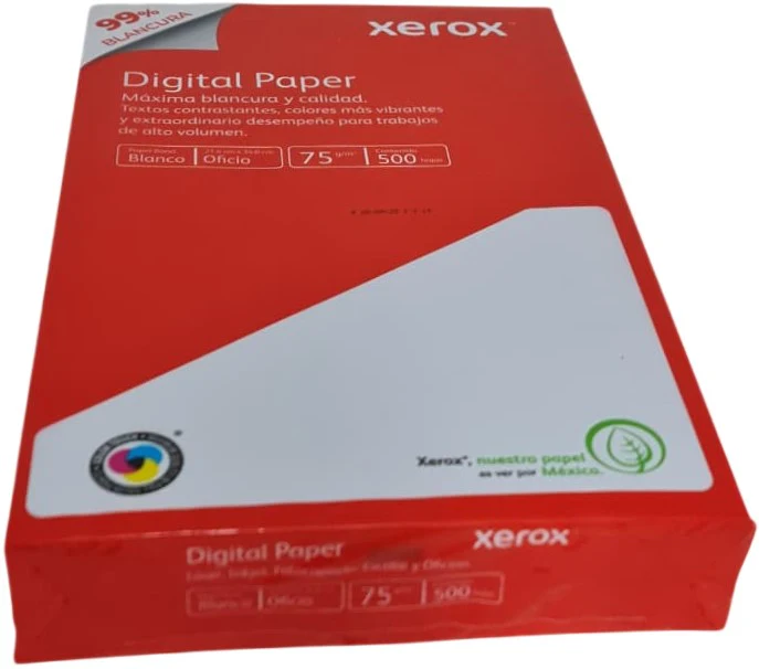Bond Digital (Rojo) 50kg Blanco 99% Oficio 75g Xerox® [Resma] - Image 3