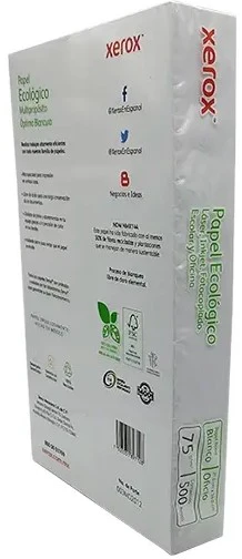 Bond Ecológico pack c/500 50kg Blanco 93% Oficio 75g Xerox® 003M02012 [Resma] - Image 4