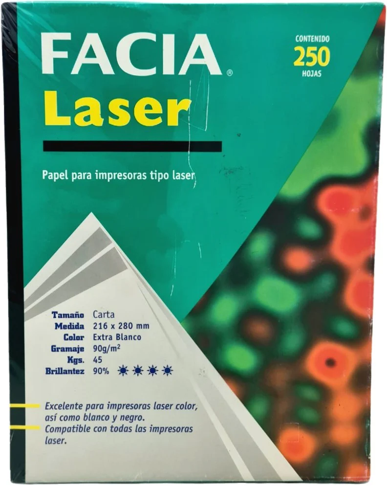Bond Facia Laser Pack c/250 45kg Blanco Carta 90g Copamex® [Paquete]
