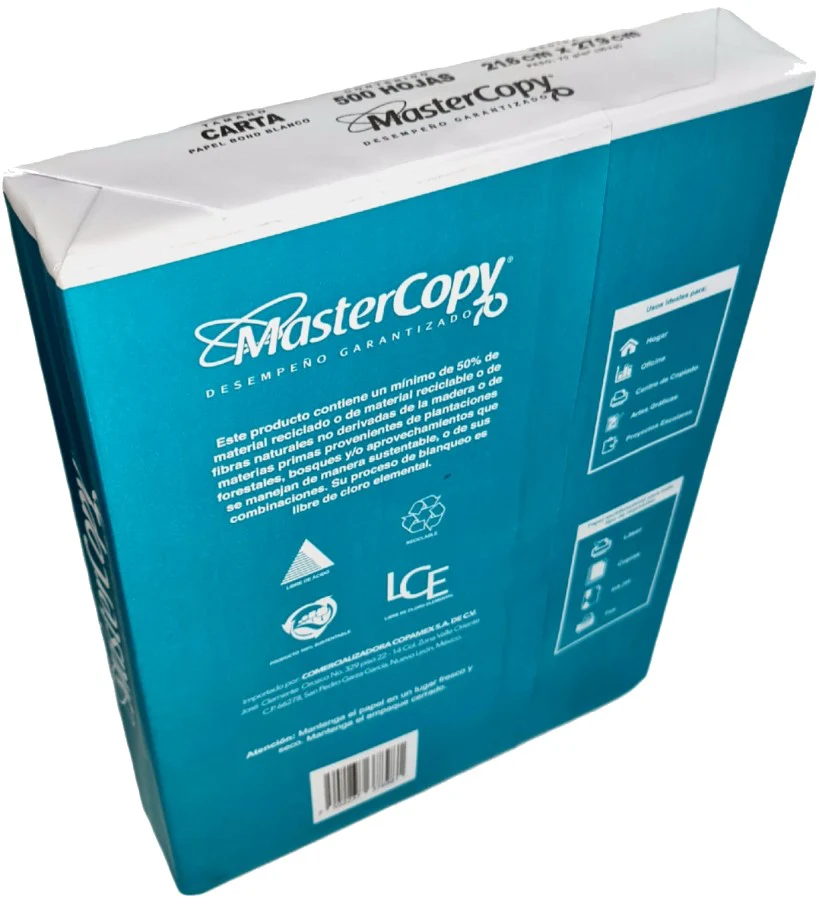 Bond MasterCopy paquete c/500 35kg Blanco 95% Carta 70g Copamex® [Resma] - Image 2