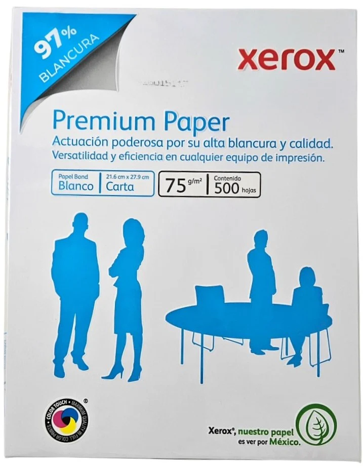 Bond Premium Azul 37kg Blanco 97% Carta 75gr Xerox® 003M00360 [Resma] - Image 2