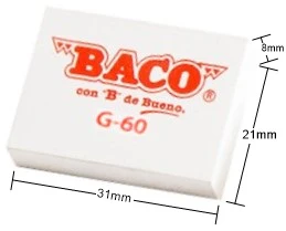 Borrador  Blanco G-60 G-30 G-20 Baco® [Pieza]