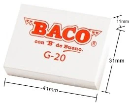 Borrador  Blanco G-60 G-30 G-20 Baco® [Pieza] - Image 2