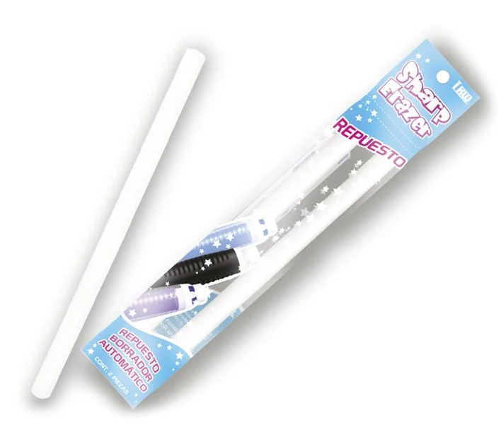 Borrador t/Lápiz Repuesto Auto-Eraser Blanco c/2 IKW® 704 [Paquete]