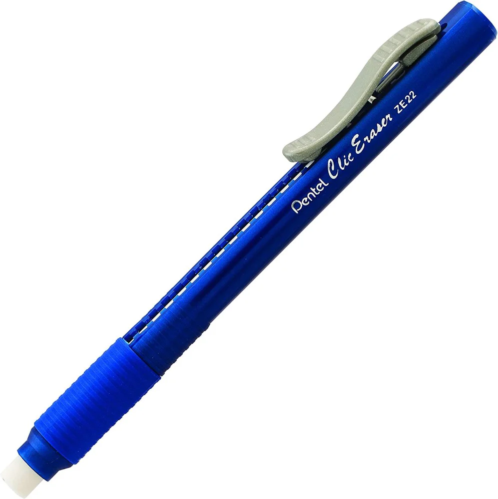 Borrador tipo Lápiz Clic Eraser Grip Pentel® [Pieza]