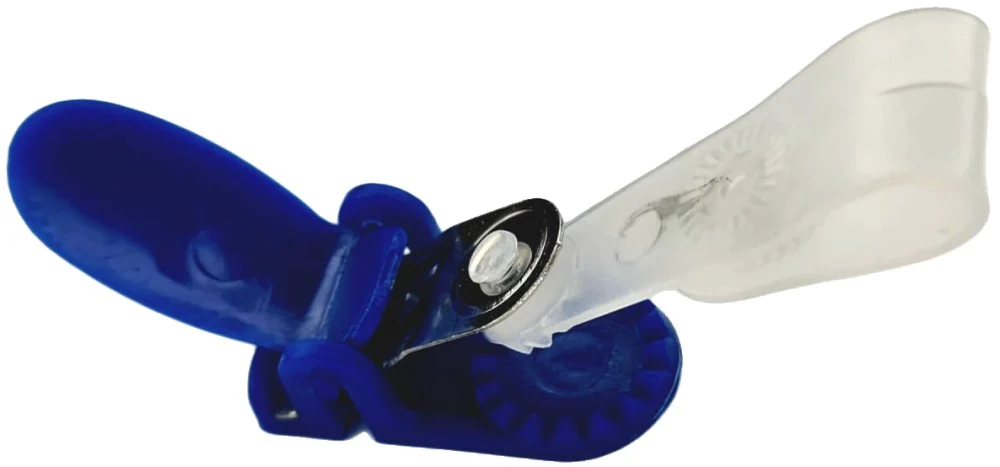 Broche p/Gafete Caimán Plástico Seguridad Colores de Lujo Danpex® 75-25 [Pieza]