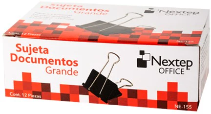 Broche Sujeta Papel  c/12  Negro Nextep® [Caja] - Image 11