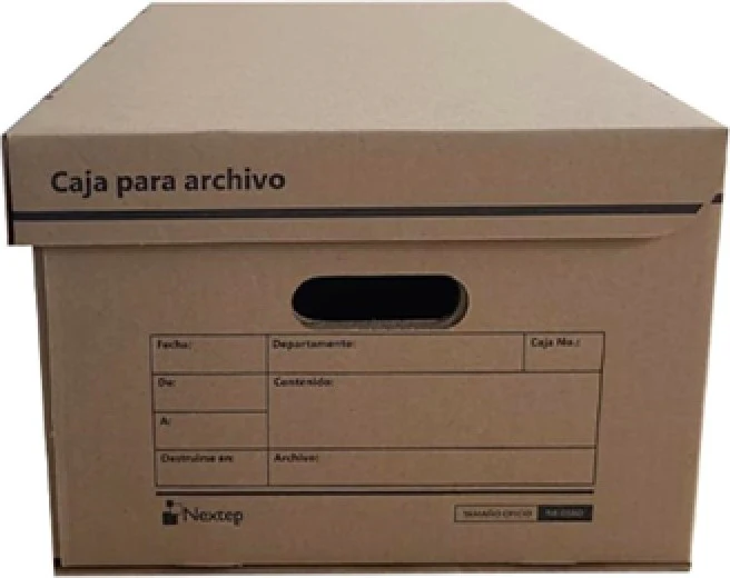 Caja Archivo de Cartón 60×35½×24.2cmTapa Integra Kraft Oficio Nextep® NE-058O [Pieza] - Image 3