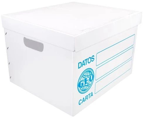 Caja Archivo de Plástico 36.5×31×25cm Tapa Separada Carta GEO® 1000012 [Pieza] - Image 2
