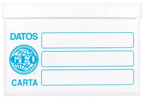 Caja Archivo de Plástico 36.5×31×25cm Tapa Separada Carta GEO® 1000012 [Pieza] - Image 3