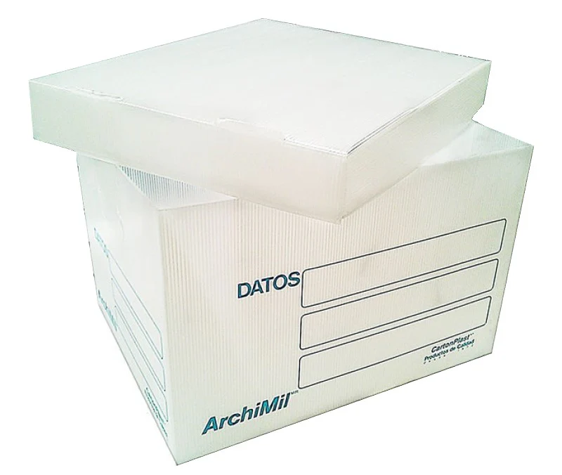Caja Archivo de Plástico 38.5×31×25cm 50×36.5×25cm CARTONPLAST® [Pieza] - Image 4