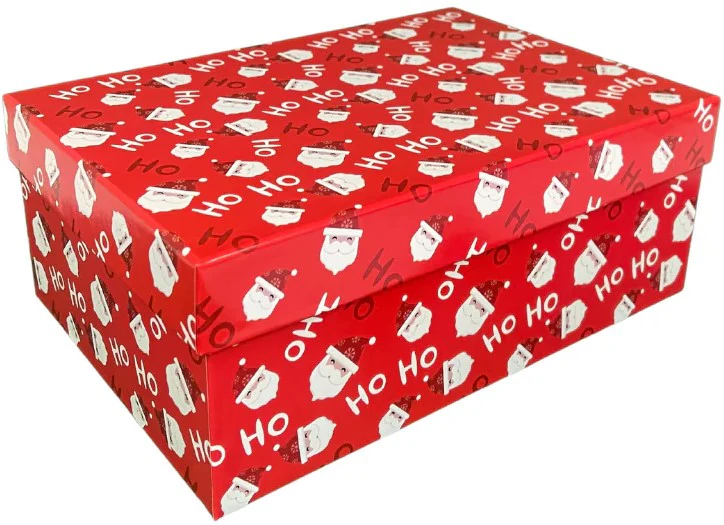 Caja Cartón Navidad HoHo Rígida 29×20×11cm DaccArT® [Pieza] - Image 2