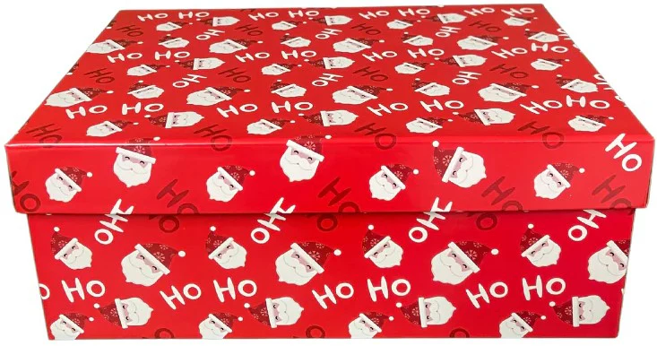 Caja Cartón Navidad HoHo Rígida 29×20×11cm DaccArT® [Pieza] - Image 3