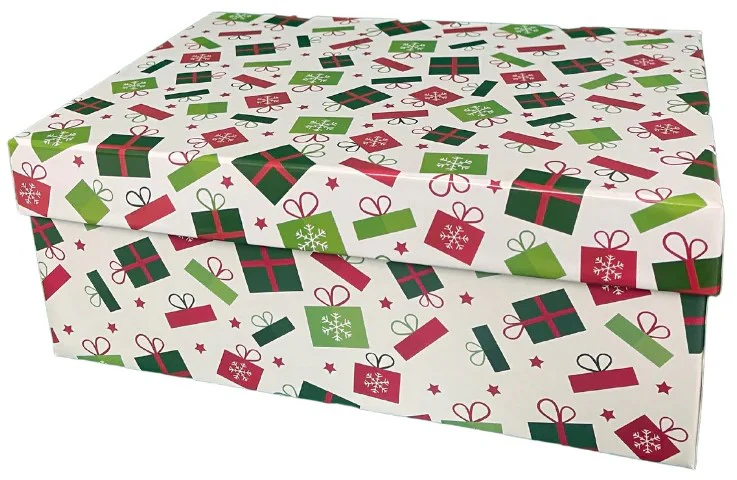 Caja Cartón Navidad Regalos Rígida 29×20×11cm DaccArT® [Pieza] - Image 2