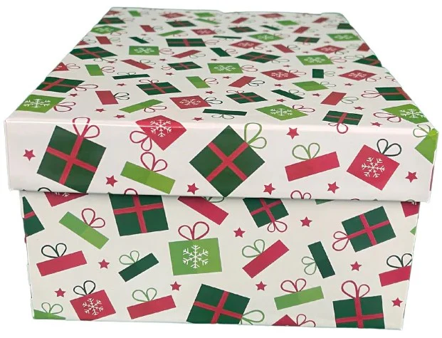 Caja Cartón Navidad Regalos Rígida 29×20×11cm DaccArT® [Pieza] - Image 3
