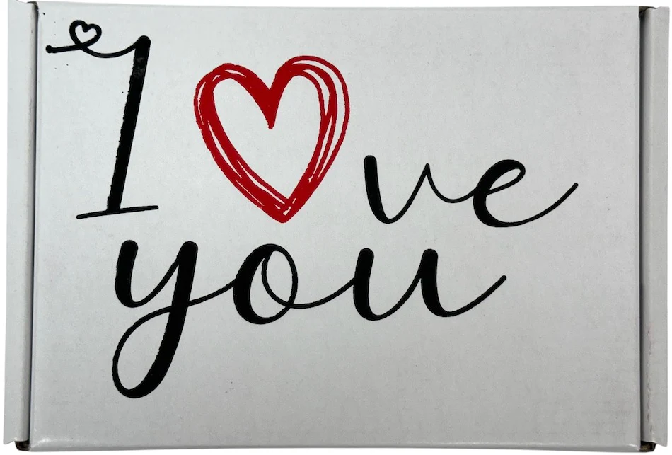 Caja Cartón San Valentín Love You Blanco 20×15×6cm DaccArT® [Pieza] - Image 2