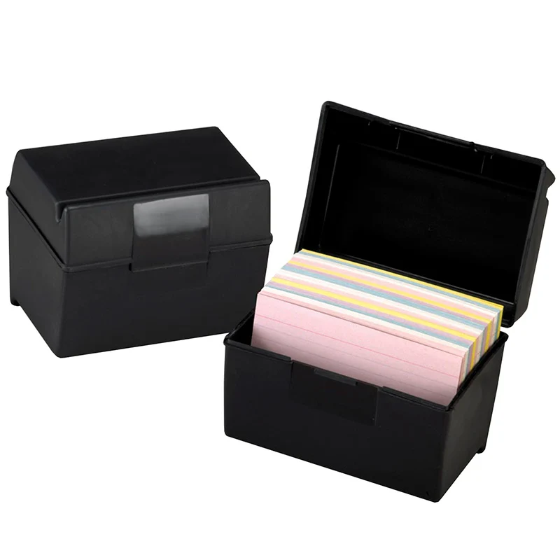 Caja de Plástico p/Tarjeta Indice 4×6" Oxford® 01461 [Pieza]