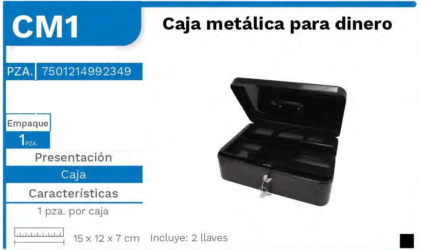Caja Metálica p/Dinero Barrilito® [Pieza] - Image 2