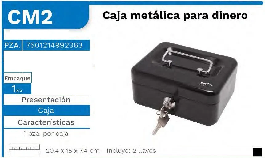 Caja Metálica p/Dinero Barrilito® [Pieza] - Image 4