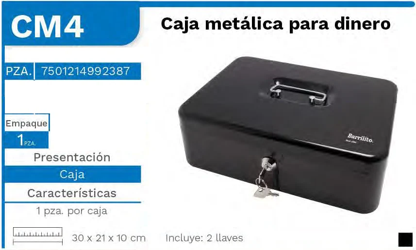 Caja Metálica p/Dinero Barrilito® [Pieza] - Image 8