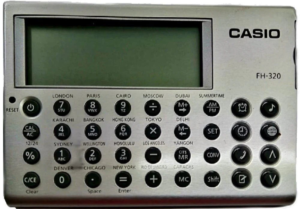 Calculadora Básica Bater. Hora Mundial 12 Dígitos Proesa® FH-320 [Pieza]