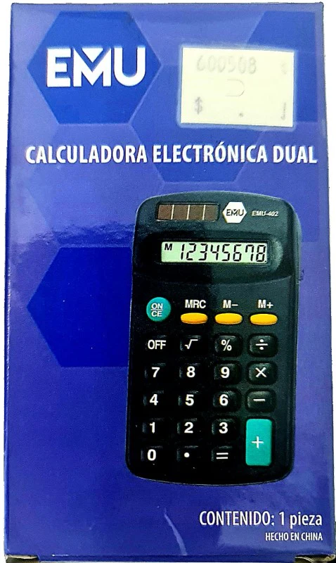 Calculadora Básica Bater. SF-402 8 Dígitos Baco® EP121 [Pieza] - Image 2