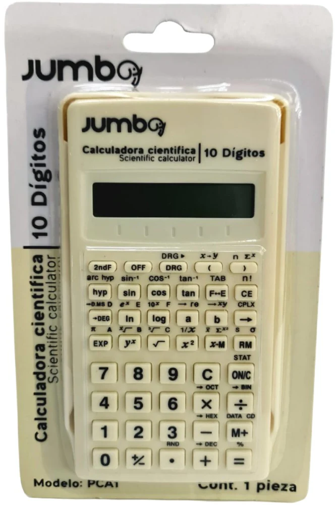 Calculadora Científica 56 Funciones 10 Dígitos Jumbo® PCA1 [Pieza] - Image 3