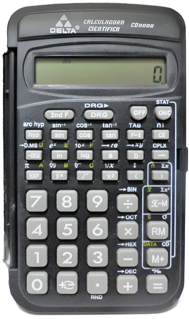 Calculadora Científica Delta Económica Barrilito® CD9000 [Pieza]