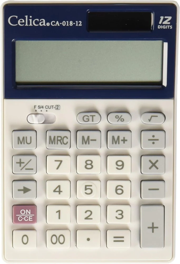 Calculadora Semi-Escritor 12 Dígitos Celica® CA-018-12 [Pieza]