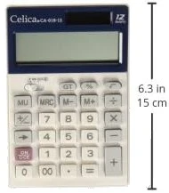 Calculadora Semi-Escritor 12 Dígitos Celica® CA-018-12 [Pieza] - Image 2