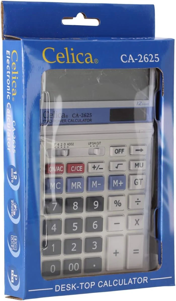 Calculadora Semi-Escritor 12 Dígitos Celica® CA-2625 [Pieza] - Image 3