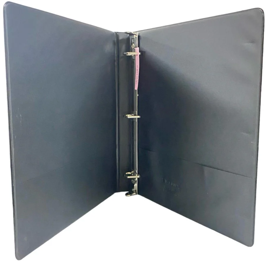 Carpeta 3 Argollas "D" Accovinil #383 0.5" Negro Carta ACCO® [Pieza]