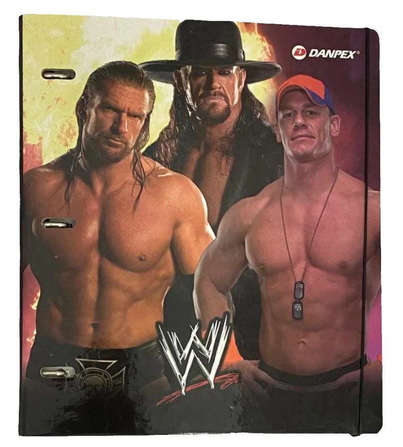 Carpeta 3 Argollas "D" c/75 hojas raya 1" Poster WWE Carta Danpex® WW517 [Pieza]