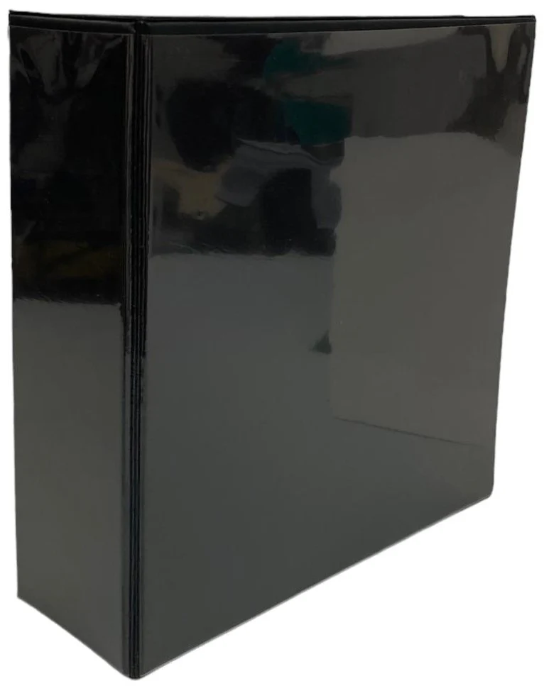 Carpeta 3 Argollas "D" c/Cristal 3" Negro Carta Danpex® Especial [Pieza]