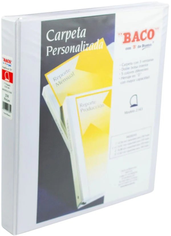 Carpeta 3 Argollas "D"  Carta Baco® [Pieza] - Image 16