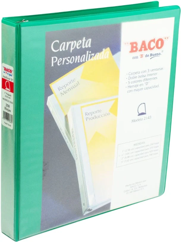 Carpeta 3 Argollas "D"  Carta Baco® [Pieza] - Image 18