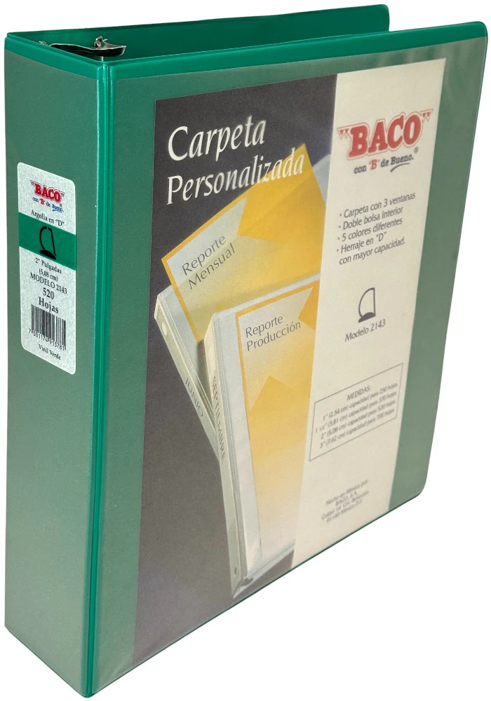 Carpeta 3 Argollas "D"  Carta Baco® [Pieza] - Image 34