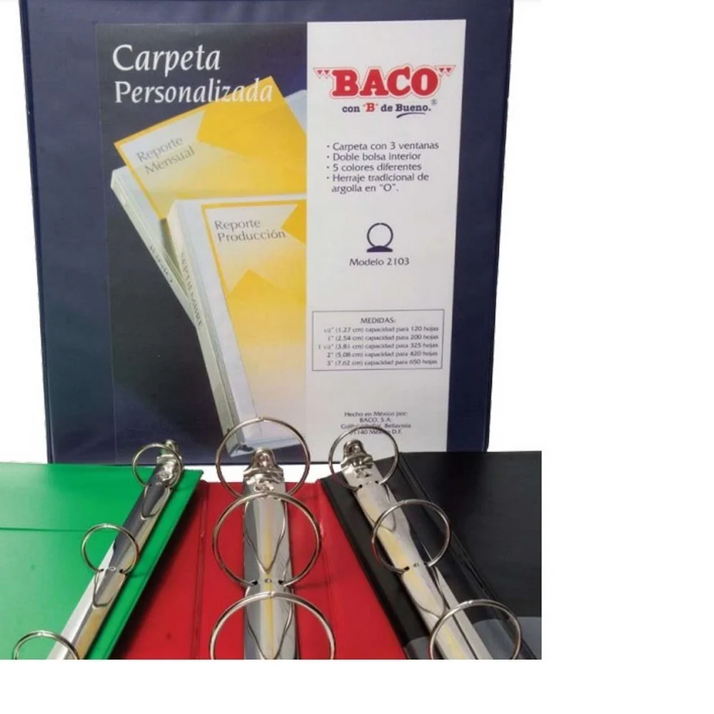 Carpeta 3 Argollas "O"  Carta Baco® [Pieza] - Image 17