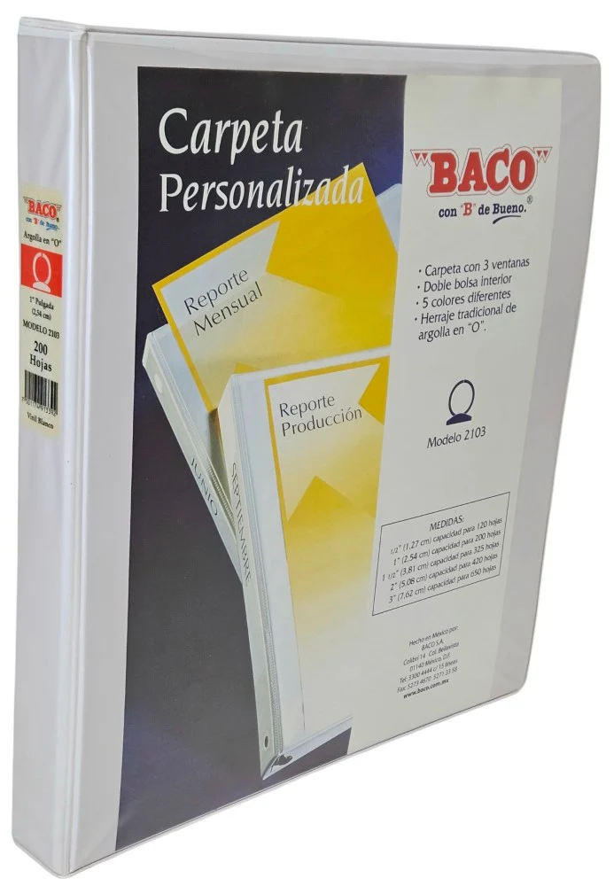 Carpeta 3 Argollas "O"  Carta Baco® [Pieza] - Image 18