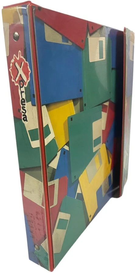 Carpeta 3 Argollas "O" Expresa Diskettes 1" Rojo Carta ACCO® [Pieza]